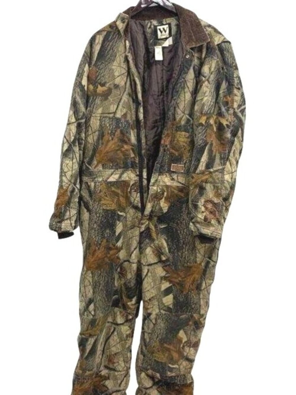 Walls Outdoor Goods Insulated Camouflage Hunting Coveralls Size XL